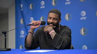 Mavs Kyrie Irving Reacts to GameWinner vs Nuggets Luka Doncic Impact Ramadan March 17 2024 [upl. by Lehplar]