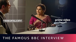 The Famous BBC Interview  Shakuntala Devi  Vidya Balan  Amazon Prime Video  July 31 [upl. by Alenoel]