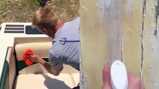 Instant Stain Removal Mold Mildew Green Algae Home Exterior Boat Detailing and MORE [upl. by Tita]