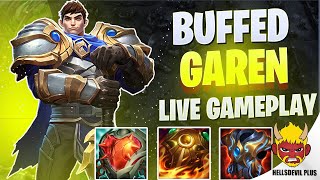 WILD RIFT  NEW BROKEN GAREN BUILD HUGE DAMAGE  Challenger Garen Gameplay  Guide amp Build [upl. by Avi596]