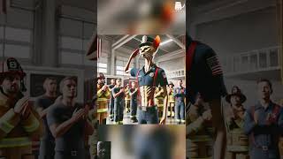 The cats fireman funny firecat cat catfilter animation love memes aicatcatlover catvideos [upl. by Stutsman]