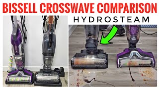 Bissell CrossWave HydroSteam VS Bissell Pet Pro Wet Dry Hardwood Floor Vacuum  Mop [upl. by Adniled471]