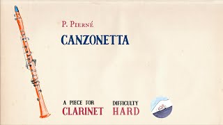 🎹 P Pierné  Canzonetta Piano Accompaniment Playback for Clarinet🎹 [upl. by Kendrick]