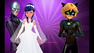 Miraculous Ladybug Hawk Moth and Marinette wedding New Episode 2017 [upl. by Hesler403]