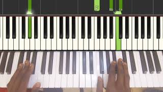 How to play 🎹  O ya halalela modimo wa rona KeyGAflat  pianolession piano lessons [upl. by Konyn]