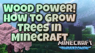 Minecraft for Beginners How to Plant Trees in Survival amp Creative Mode minecraft [upl. by Ennairod]