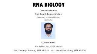 Introduction to RNA Biology and RNA WorldEvidences [upl. by Ennirak]