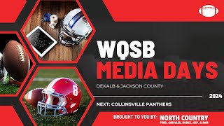 2024 WQSB High School Football Media Days  Collinsville Panthers [upl. by Ludwigg]