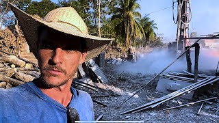 140 metros Instalamos bomba no reservatório [upl. by Daniell]