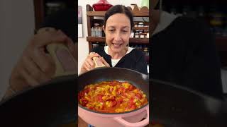 Peperonata della nonna con 3 trucchi per renderla più digeribile [upl. by Yesdnyl]