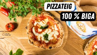 Traditionelles Pizzateigrezept mit 100 Biga  Kurzfassung [upl. by Yulma]