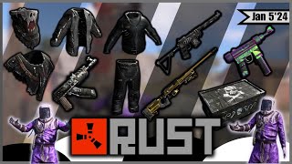 Rust New SkinsChameleon SMGLegacy Kevlar HoodieBLACK GOLD L96Blackstone AK47Pirate SAR amp More [upl. by Suirauqram]