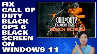 How To Fix Call Of Duty Black Ops 6 Black Screen on Windows 1011 Solution [upl. by Ettennod]