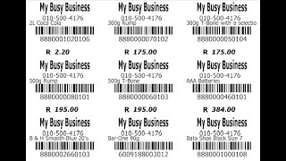 4POS Barcode Label Designer amp Print Software  FREE [upl. by Novikoff308]