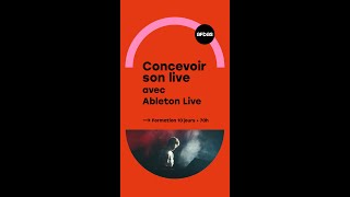 CONCEVOIR SON LIVE AVEC ABLETON LIVE [upl. by Eitra]