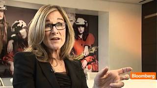 Burberry CEO  Angela Ahrendts  quotMen are dressing up againquot [upl. by Rehoptsirhc]