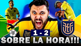 💥BOLIVIA 1 vs 2 ECUADOR 🤯🫶  Mal planteado pero se GANO  Falso Nuevee [upl. by Najed]