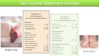 Preparing Single and MultiStep Income Statements  Slides 118 [upl. by Benedix]