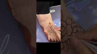 Beautiful Arabic mehndi Paon ka mehandi design [upl. by Avigdor129]