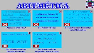 Curso de Aritmética Videos 01 al 05 [upl. by Kellen]