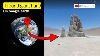 I found biggest hand✋😱  google earth  🌍 where is this OMG viral [upl. by Jeremie]