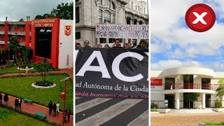 Top 7 Peores Universidades De México 😨 Según Sus ESTUDIANTES [upl. by Anolla]