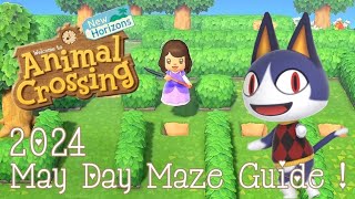 May Day Maze 2024  ACNH • Full Walkthrough With Commentary [upl. by Quartana]