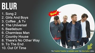 Blur Greatest Hits Full Album  Rock Music Playlist 2023 [upl. by Enylhsa]