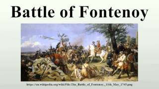 Battle of Fontenoy [upl. by Harad]