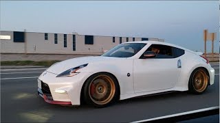 430WHP SUPERCHARGED 370z GOING NUTS  GT HAUS EXHAUST [upl. by Hurleigh]