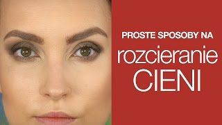 Proste sposoby na rozcieranie cieni  Hania [upl. by Sidnala]