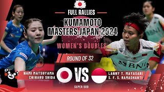 MatsuyamaShida JPN vs MayasariRamadhanti INA  R32  Kumamoto Masters Japan 2024 [upl. by Arick]