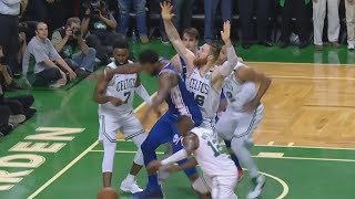 Celtics Eliminate 76ers in Chaotic Thriller Game 5 2018 NBA Playoffs [upl. by Ennaj]