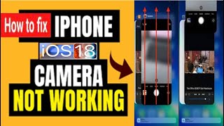 How To Fix Camera App Not Working On iPhone after iOS 18 update [upl. by Swift]