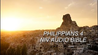 PHILIPPIANS 4 NIV AUDIO BIBLE with text [upl. by Germann]