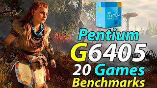 Pentium G6405 in 2021  20 Games Benchmarks [upl. by Pazit640]