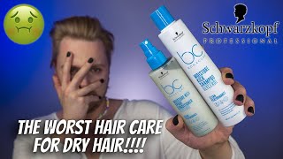 SCHWARZKOPF BC MOISTURE REVIEW  The Worst Shampoo For Your Hair  The Worst Hair Care For Dry Hair [upl. by Weisburgh]