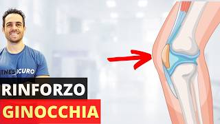 Come RINFORZARE le GINOCCHIA con solo 2 ESERCIZI [upl. by Ayrb]