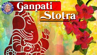 Ganpati Stotram With Lyrics  Pranamya Shirasa Devam  Sankat Nashak Ganesh Stotram  Rajshri Soul [upl. by Nollid988]