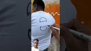 art graffiti mural painting drawing music calmdown amor musica shortfeed shortvideo [upl. by Abbotsen949]