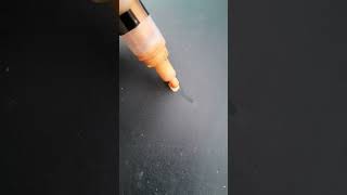 Satisfying posca markers asmr dripping smooth activation shorts markers [upl. by Llemart682]