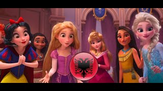 Vanellope meets the Disney Princesses Danish  RALPH BREAKS THE INTERNET [upl. by Iblehs]