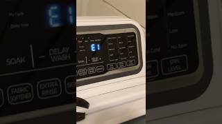 Midea Washer E1 code  The Fix [upl. by Dena]