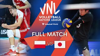 🇵🇱 POL vs 🇯🇵 JPN  Full Match  Men’s Preliminary Phase Match  VNL 2019 [upl. by Yahsed650]