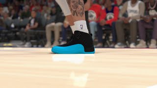 NBA 2K25 Next Gen Shoe Creator  Air Jordan 12 “Gamma Blue” [upl. by Ylatan786]