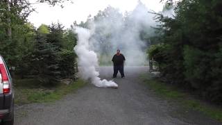 Halloween Pyrotechnics Smoke Bomb Daylight [upl. by Hedberg]