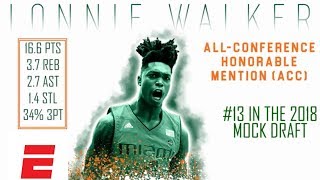 Lonnie Walker IVs 2018 NBA Draft Scouting Video  DraftExpress  ESPN [upl. by Anoynek]