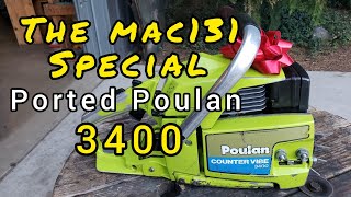 Mac131 Ported Poulan 3400 Special Unboxing [upl. by Randolf12]