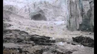 Russell Glacier Lake bursts [upl. by Christianson]