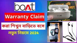 Boat warranty claim process bangla  boat warranty claim at home in 2 min  boat warranty claim 2024 [upl. by Harvison735]